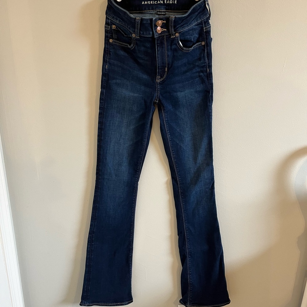 American Eagle High rise artist flare jeans